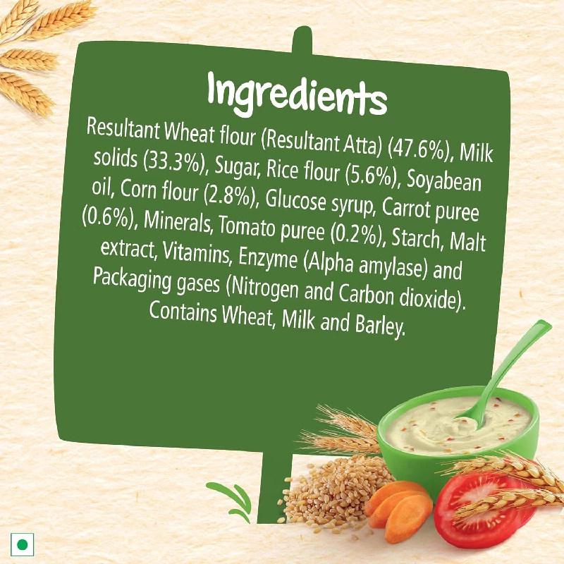 Nestle Cerelac Baby Cereal with Milk, Wheat - Rice Mixed Veg From 10 to 24 Months Stage 3, 300 g-3.webp